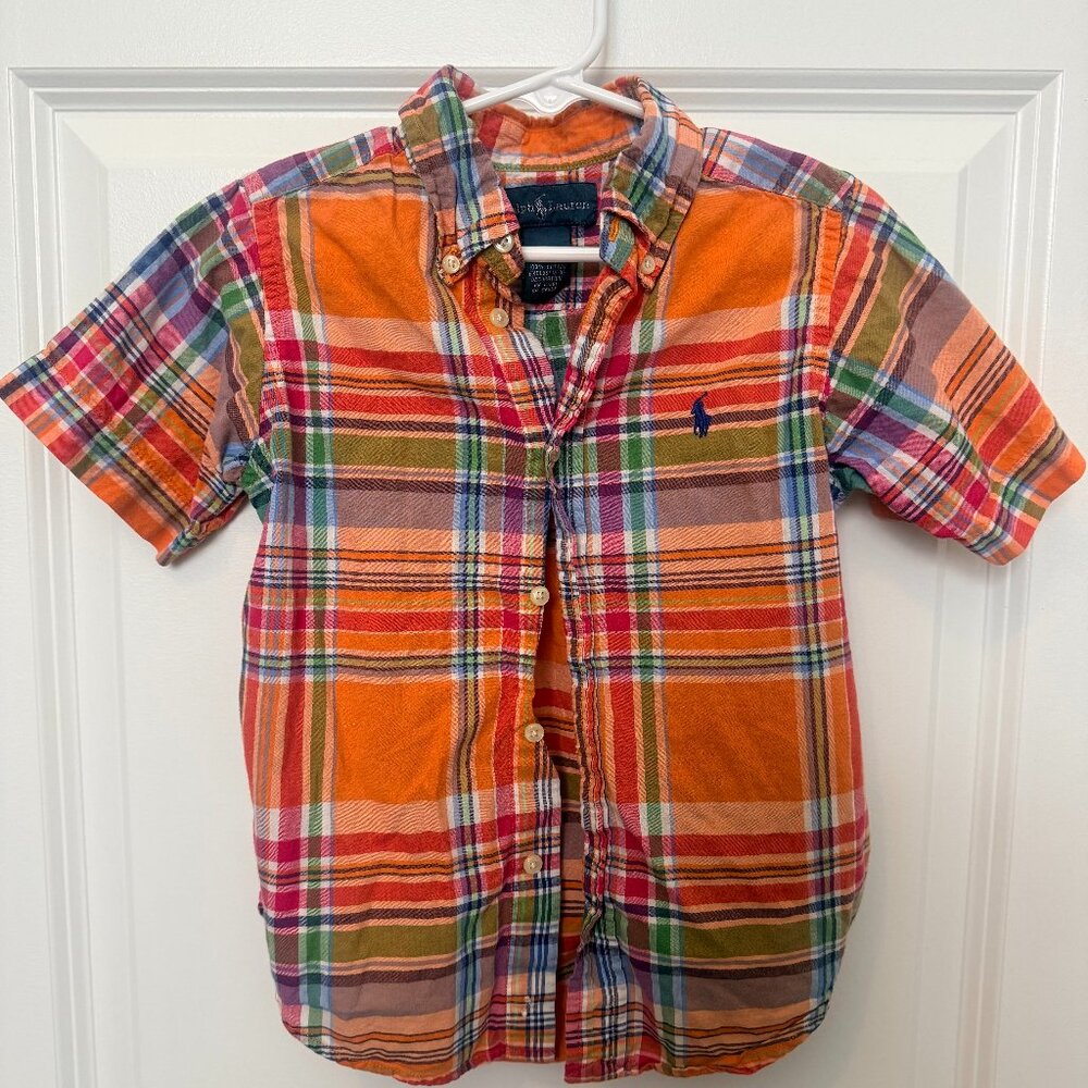 Boys Polo Ralph Lauren Short Sleeved Button down 4T